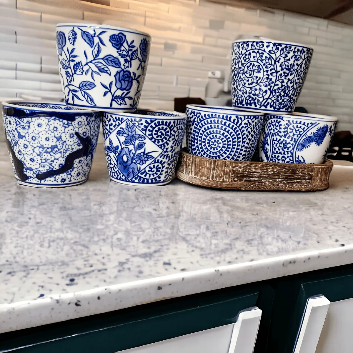 Mini Chinoiserie Cachepots