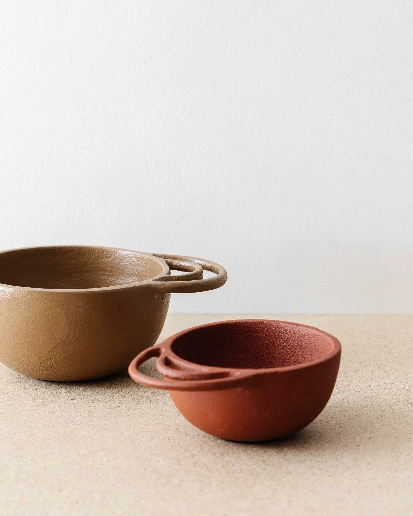 Mini Textured Metal Bowls (Set of 2)