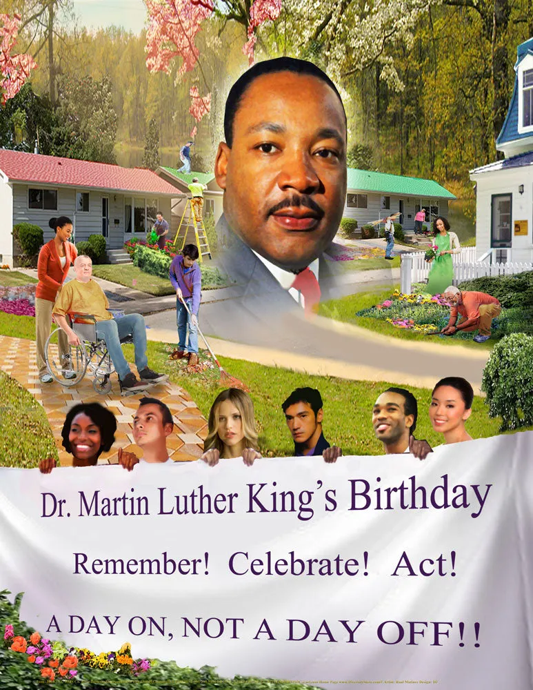 MLK18 Bookmarks, Buttons and Magnets