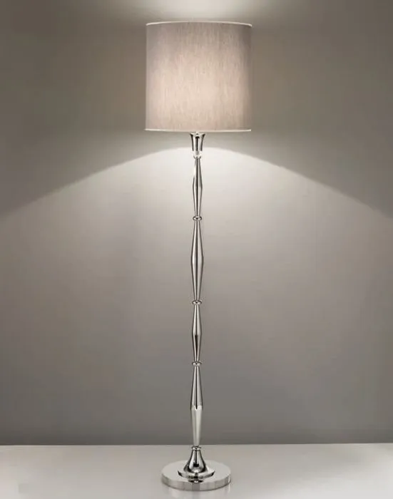 Modern Italian Floor Lamp With Choice Of Shade Colour