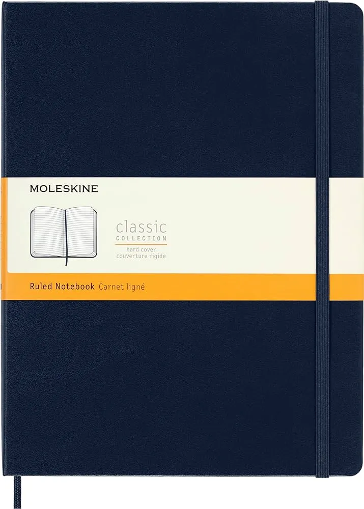 Moleskine Classic Notebook Hard Cover Sapphire Blue