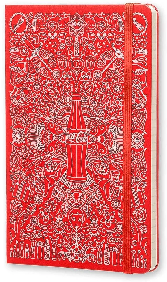 Moleskine Coca Cola Ruled Notebook Limited Edition Hard Cover