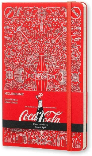 Moleskine Coca Cola Ruled Notebook Limited Edition Hard Cover