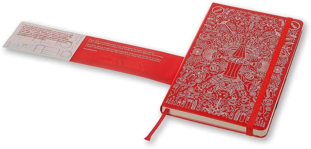 Moleskine Coca Cola Ruled Notebook Limited Edition Hard Cover