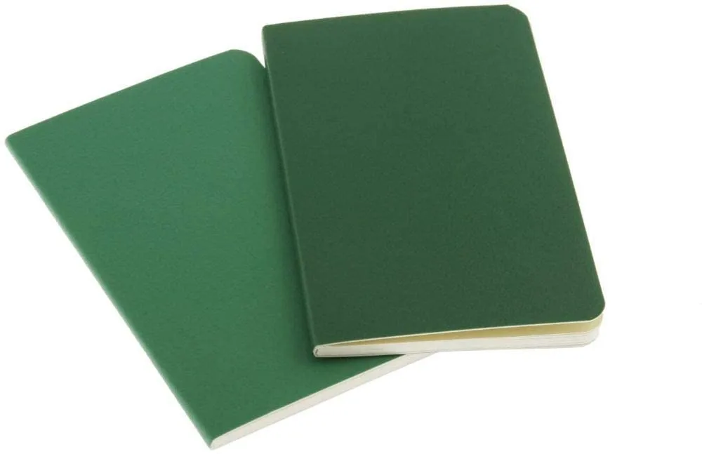 Moleskine Volant Ruled Pocket Notebook Set of 2 Green