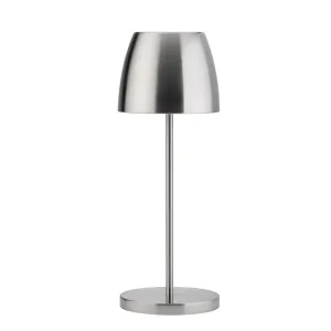 Montserrat LED Cordless Lamp 30cm - Brushed Silver - Pack 6