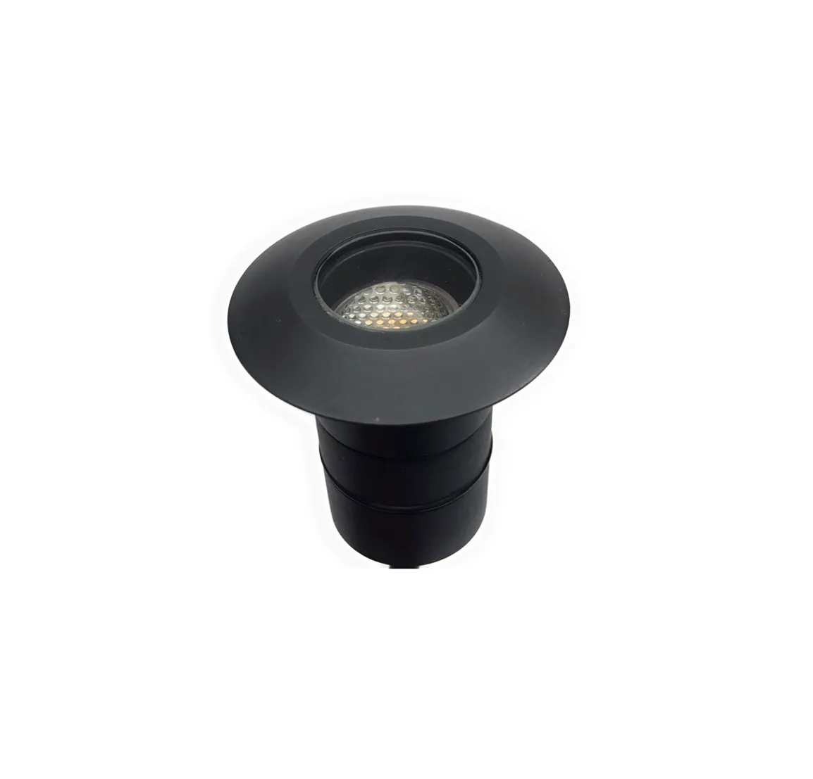 Noir MurPass Solid Brass Mini Deck- In-Ground Light | Outdoor Landscape Lighting