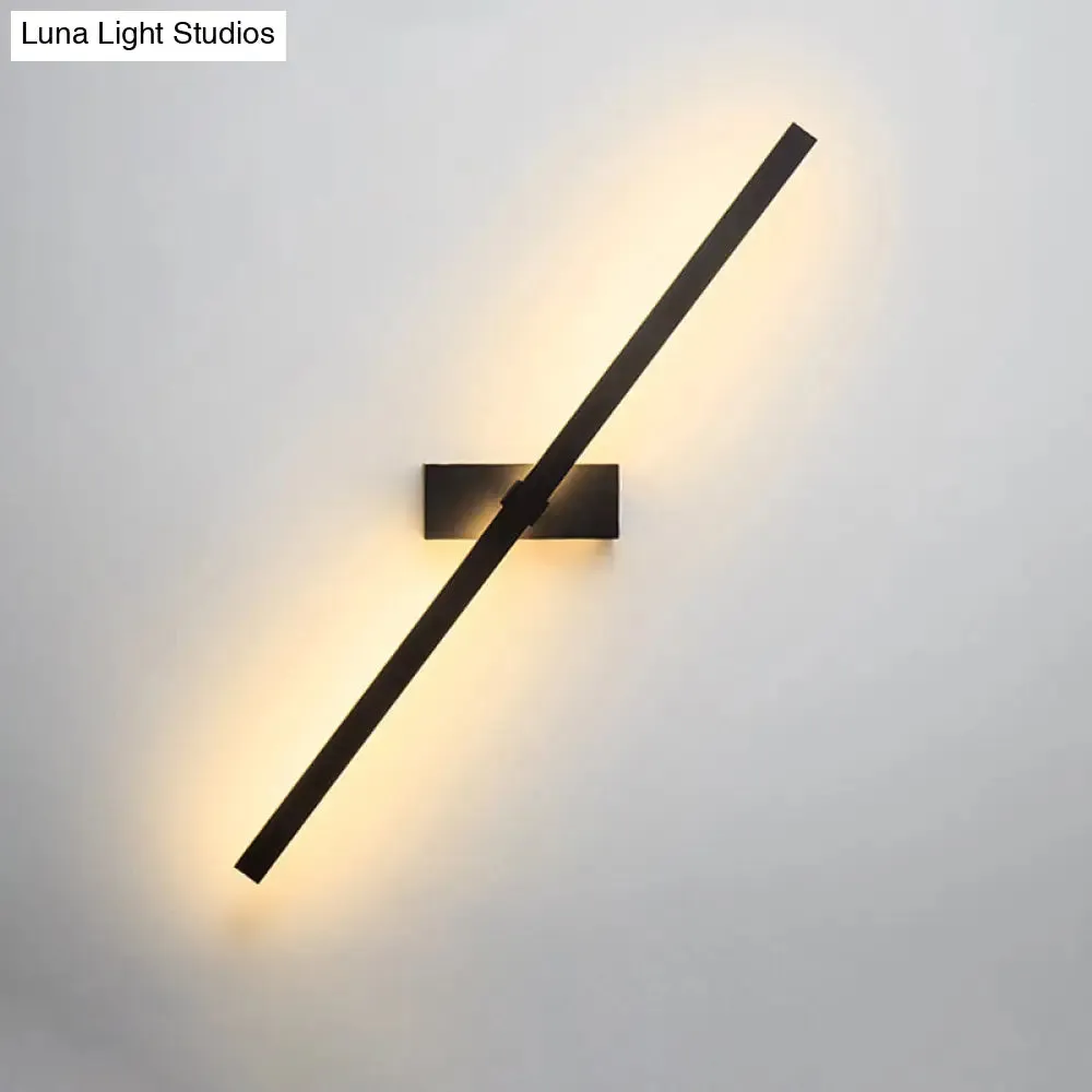 Nordic Style Rotatable LED Wall Lamp for Living Room - Modern Aluminum Wall Light Fixture