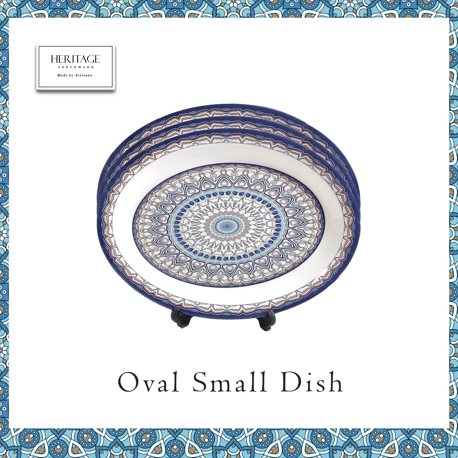 Oval Small Dish (Pack of 3)