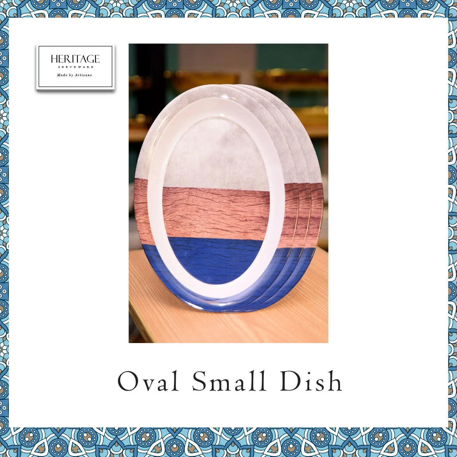 Oval Small Dish (Pack of 3)