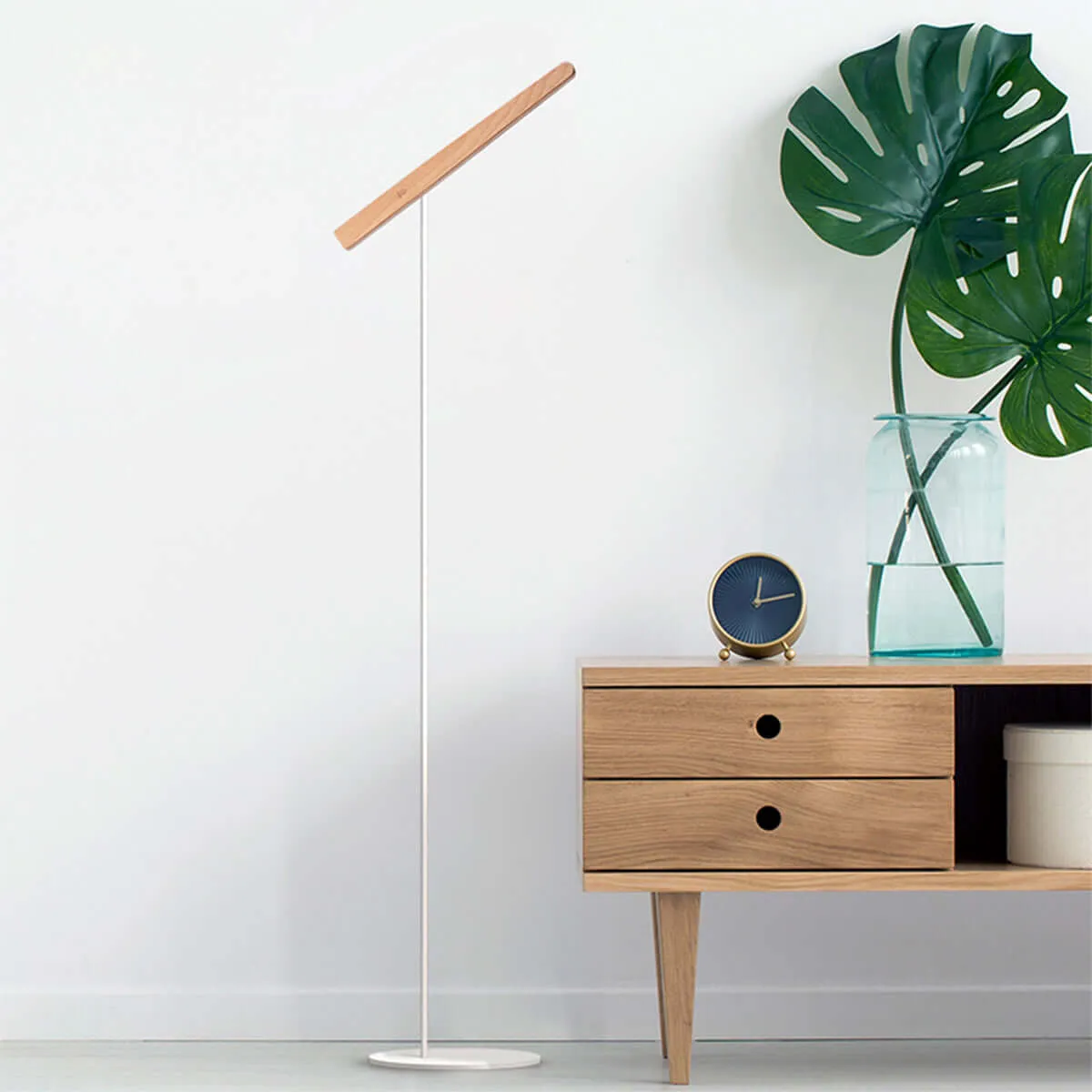 Perch Solid Wood Minimalist Floor Lamp