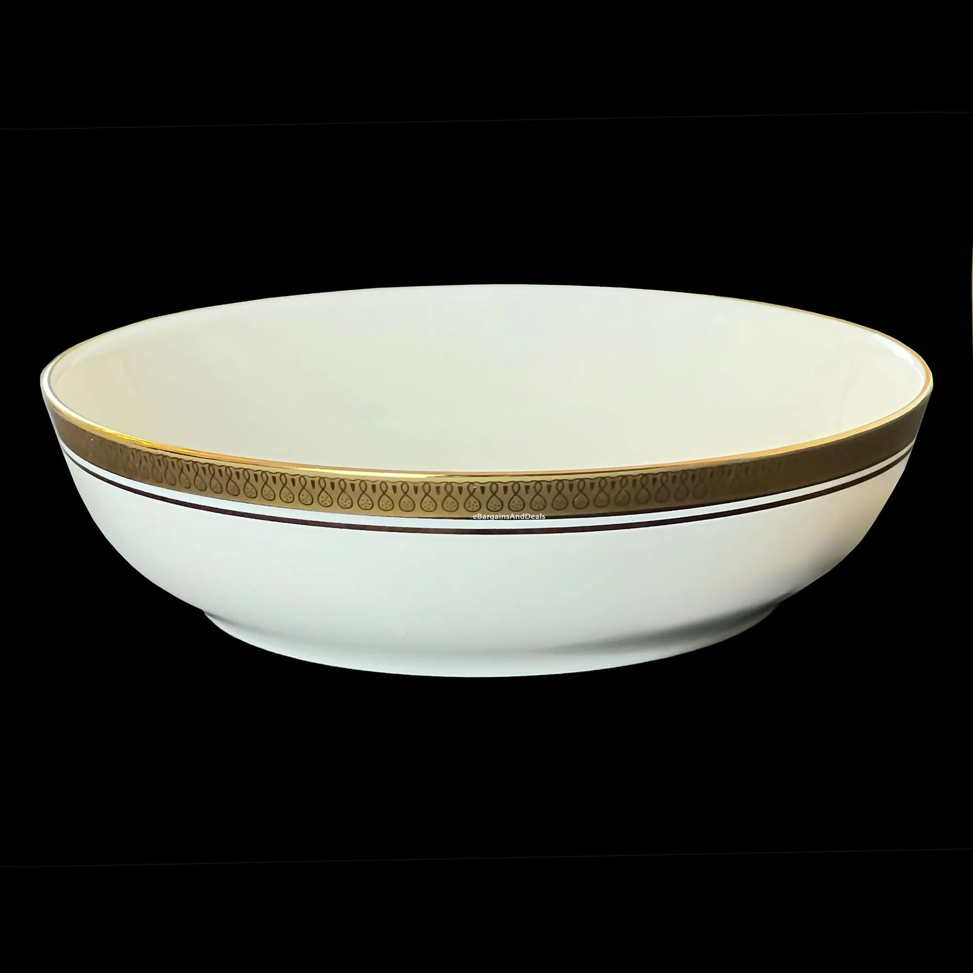 Pickard Palace Gold Porcelain Coupe, Soup Bowls. 24K Gold Detail. Set of 6.