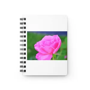 Pink Flower Spiral Bound Journal