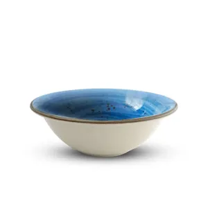 Porcelain Soup-Cereal Bowl Pebble Marine Blue 16cm