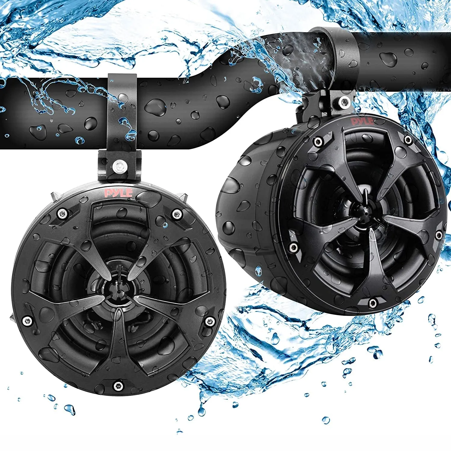 Pyle 2 Way 4 Inch Off Road 800W Dual Waterproof Marine Speaker System (2 Pairs)