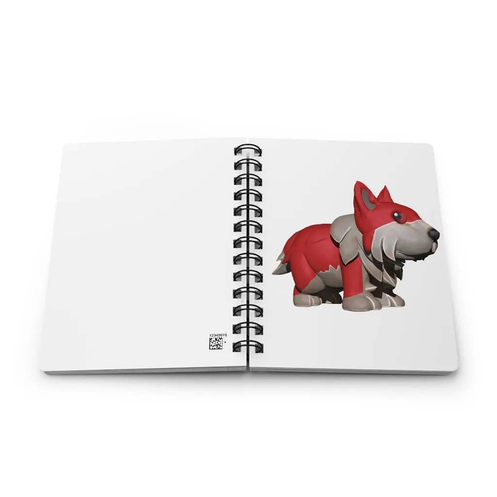 Red Dog Spiral Bound Journal