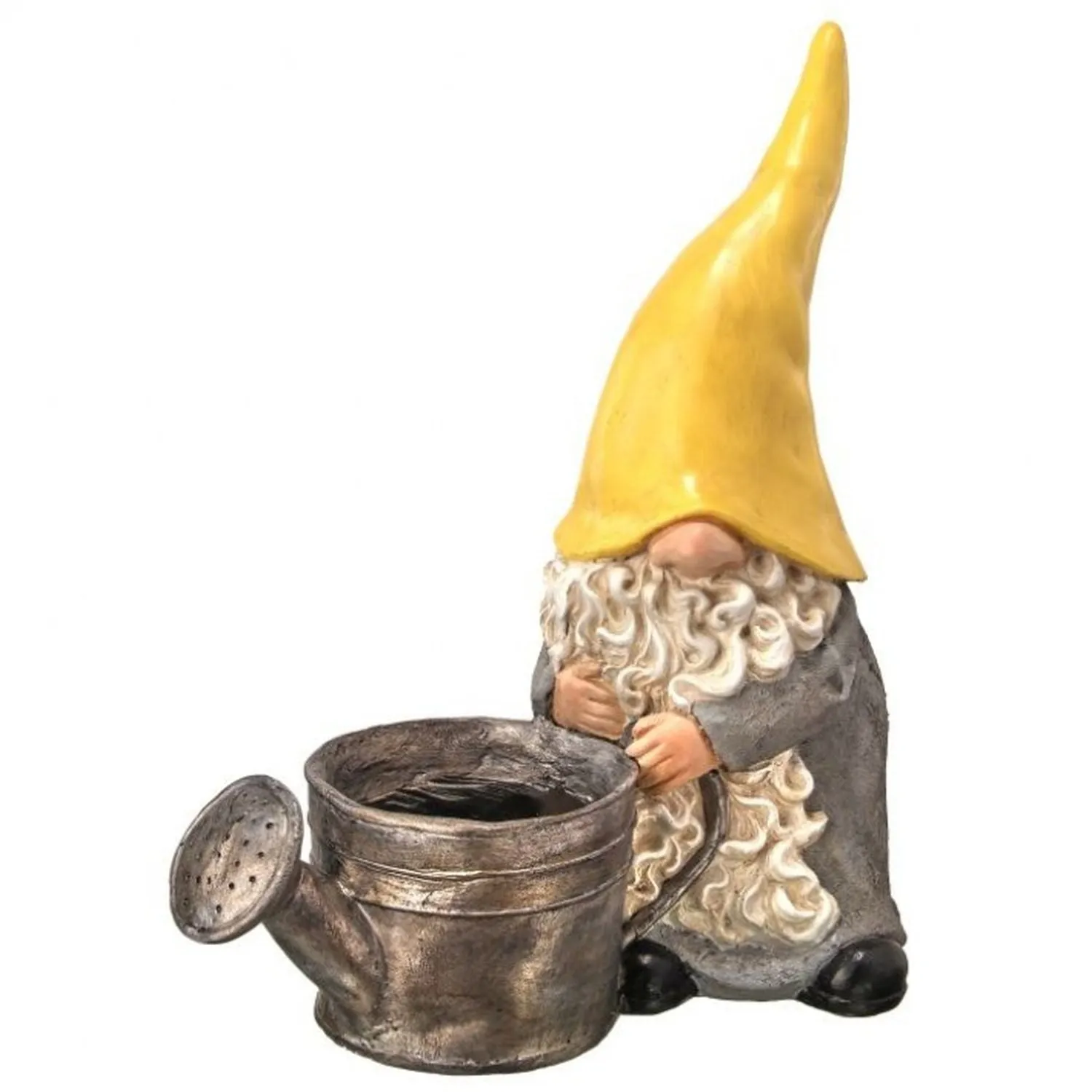 Regency International MgO Outdoor Gnome with Watering Can Planter 30"