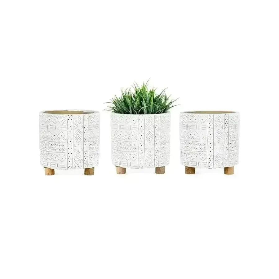 Set of 3 Hampton Planters with Legs