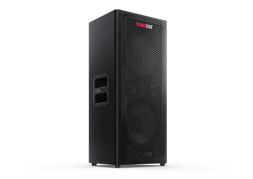 Sharp CPLS100 120W 2.0 Channel Sumobox Speaker, Black