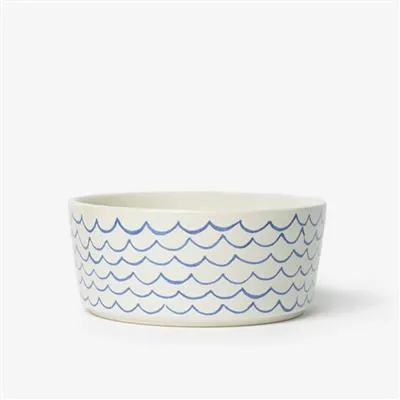 Sketched Wave Nautical Bowl