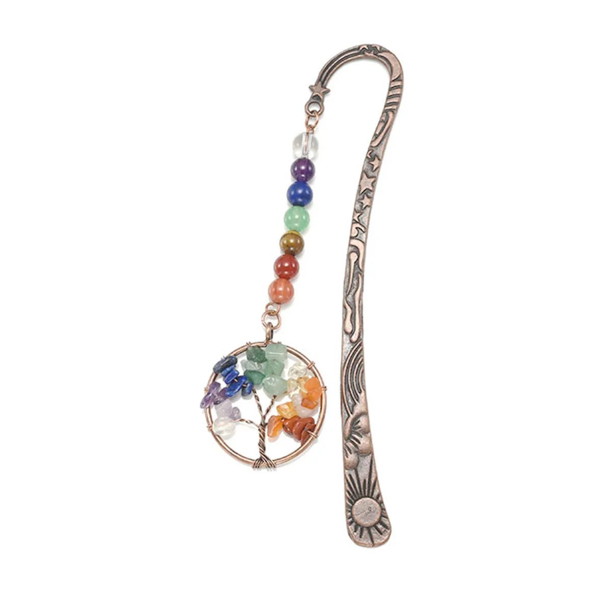 Tree of life Crystal Beading Metal Bookmark | Jovivi