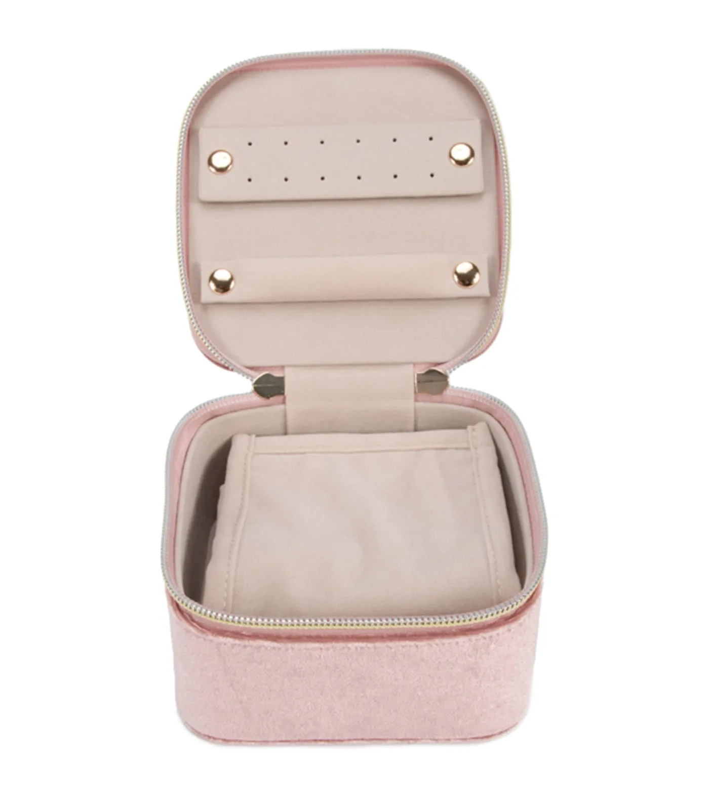 Vera Travel Jewelry Case with Pouch Rose