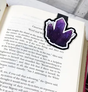 Witchy Amethyst Crystal Magnetic Bookmark