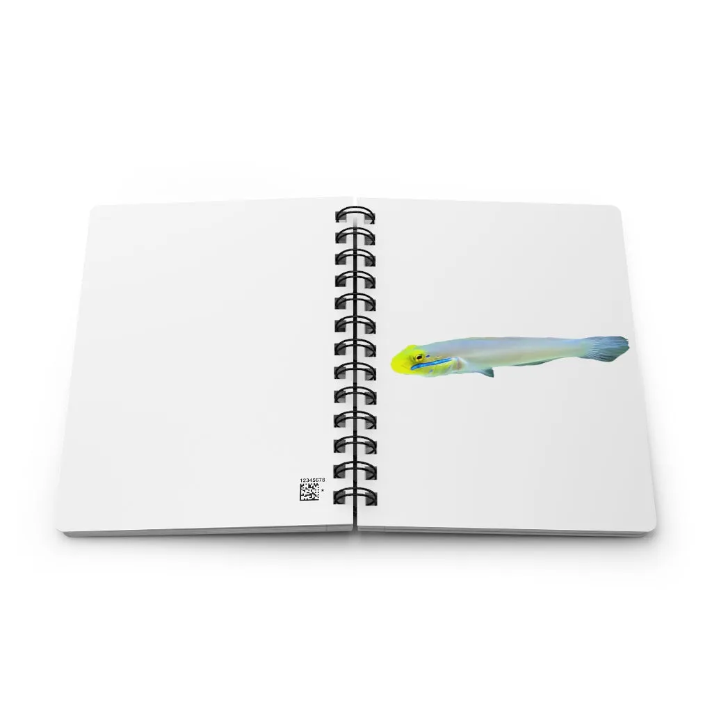 Yellow and White Fish Spiral Bound Journal