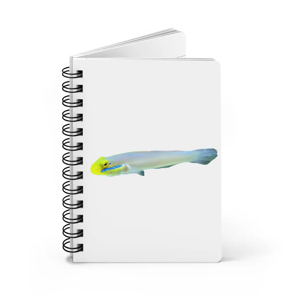 Yellow and White Fish Spiral Bound Journal