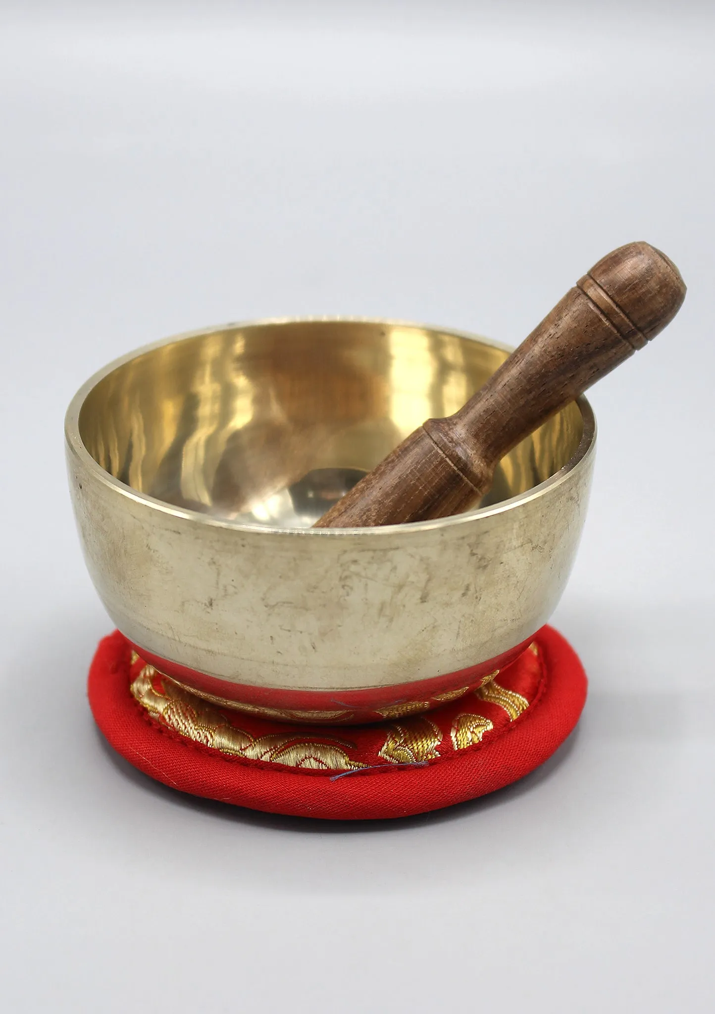 Zen Japanese Singing Bowl with Cushion and Mallet