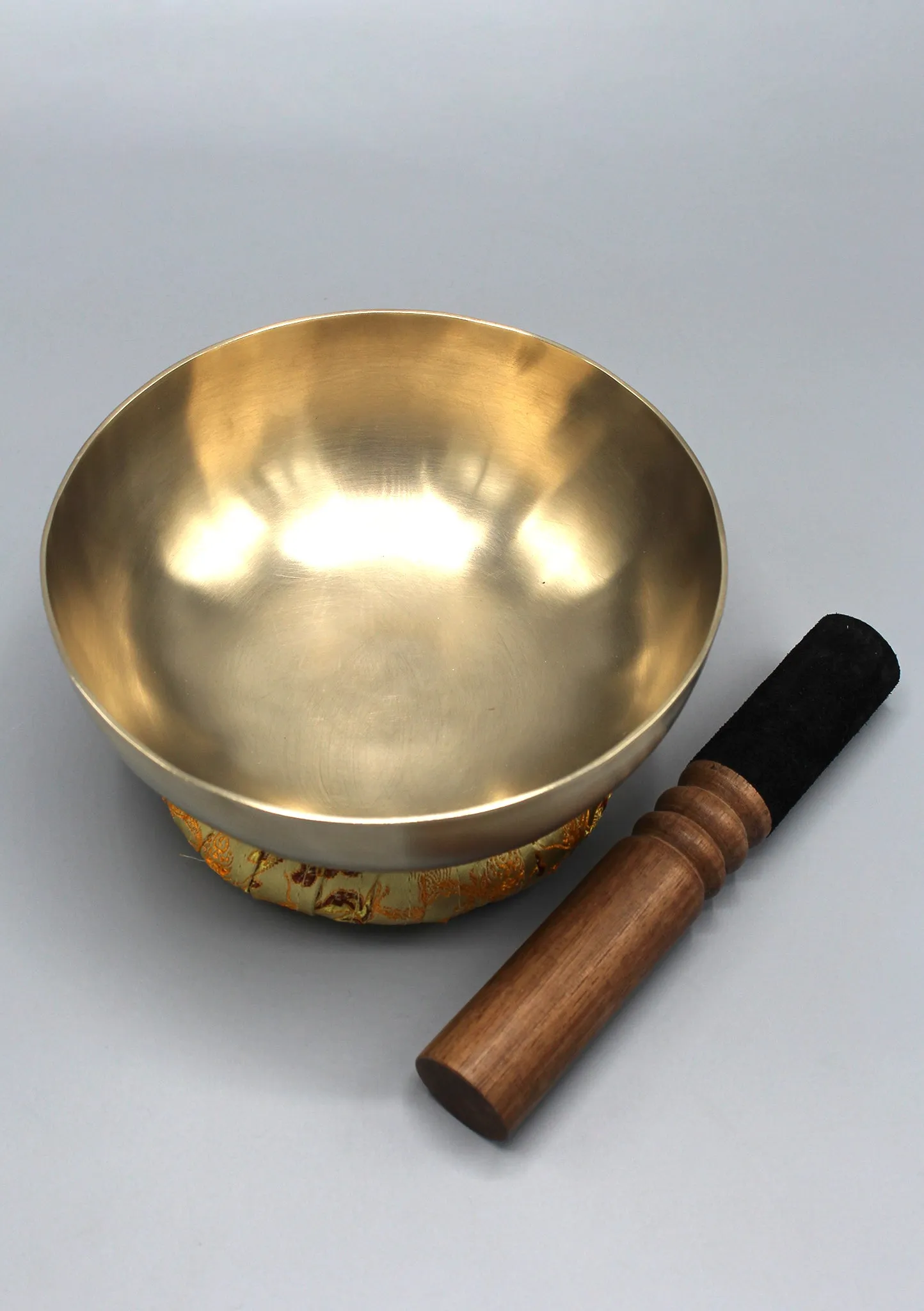 Zen Tibetan Healing Singing Bowl with Cushion and Mallet Note # E